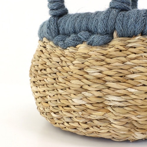 バスケット フルーツバスケット ブルーグレー×2