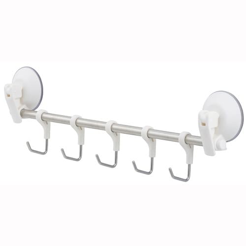 フック レバー式吸盤5連フック 可動式