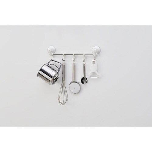 フック レバー式吸盤5連フック 可動式