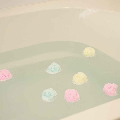 おもちゃ お風呂 お花のあわるん イエロー