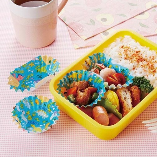 おかずカップ 抗菌お弁当カップ 恐竜マップ