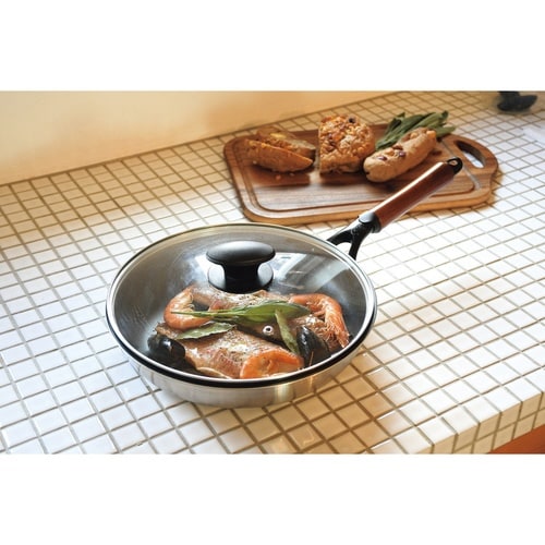 フライパン 蓋 26cm用 強化ガラス製 鍋蓋