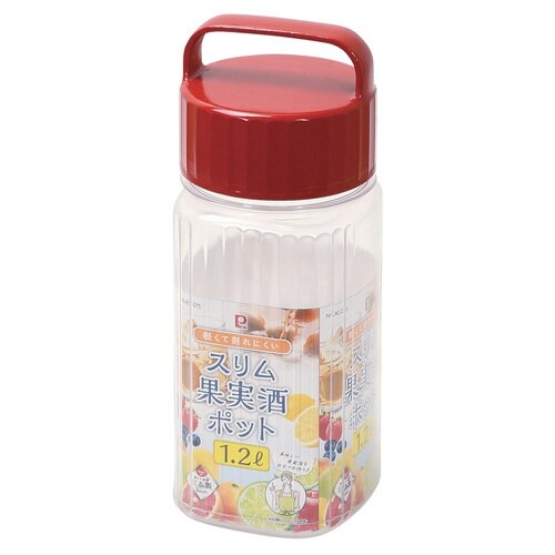 果実酒びん 1.2L プラスチック