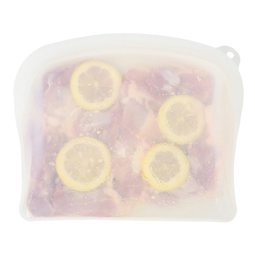 保存袋 1.8L ジップクリア シリコーンバッグ