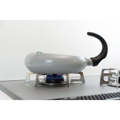 フライパン 22cm ねこ型 グレー