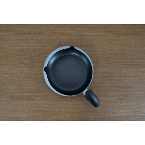 いため鍋20cmねこ型しっぽ型持ち手ブルー×2