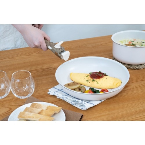 フライパン 26cm IH対応 着脱式×2