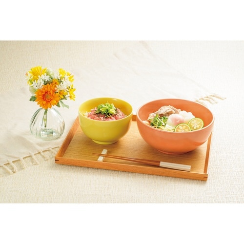 ボウル 18.5cm 麺鉢 juicy ピンク