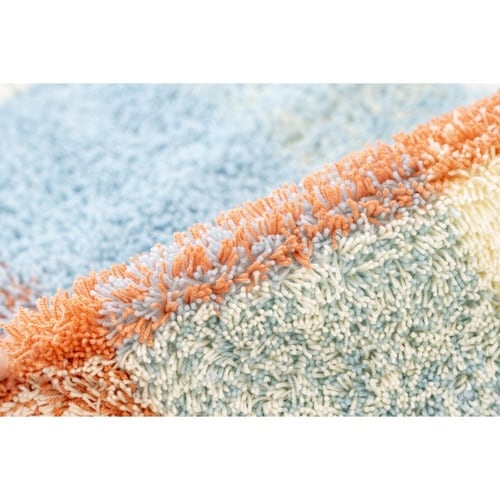 バスマット 乾度良好 オレンジ×2