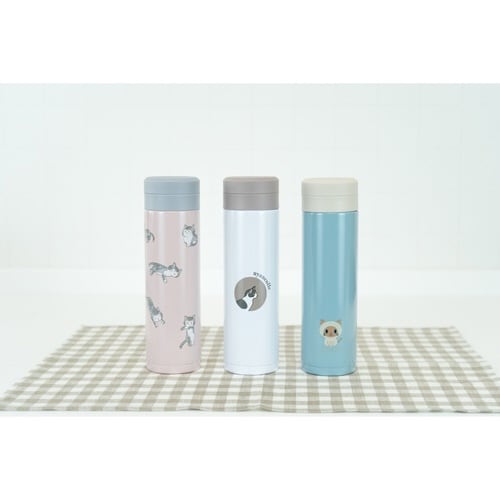 水筒300mlスクリュー栓スリムマグひっそり×2