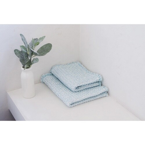 水切りマット ふわさら吸水水切りマット ブルー