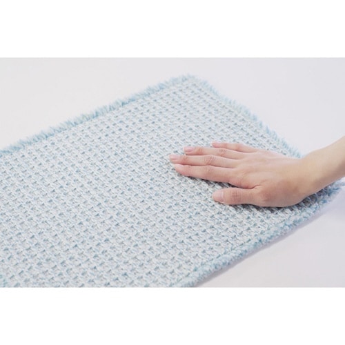 水切りマット ふわさら吸水水切りマット ブルー