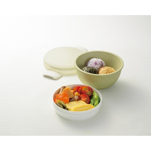 弁当箱 2段 700ml KUSUMI カーキ×2