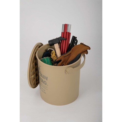 バケツ 15L CS 座れるバケツ ベージュ