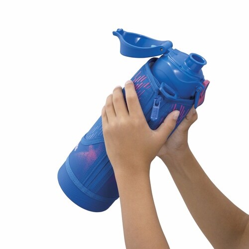 サーモス 水筒 1L ブルーピンク