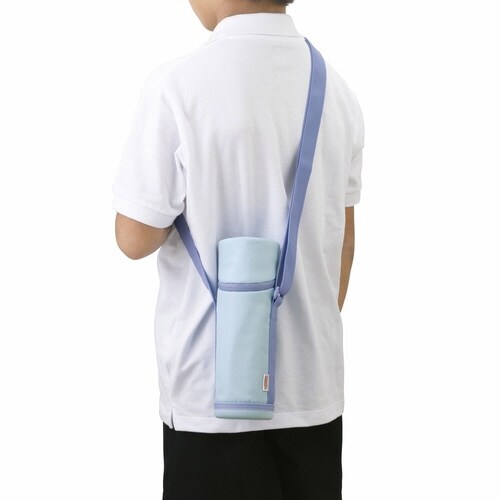 サーモス ボトルカバー ライトブルー