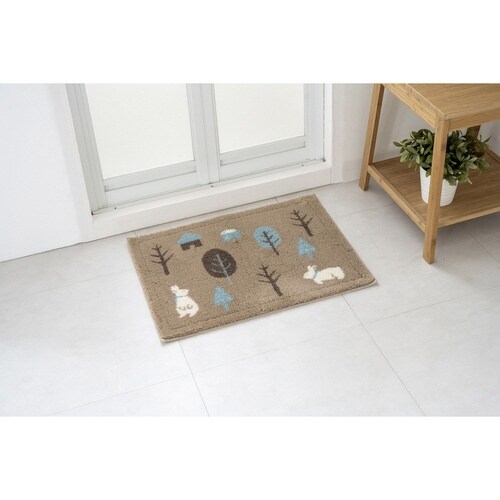 バスマット乾度良好45×60cmフォレスト×2