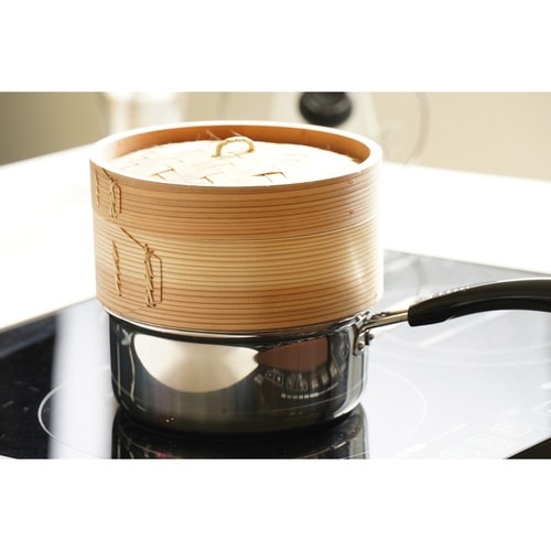 片手鍋 18cm IH対応 せいろ付き×2