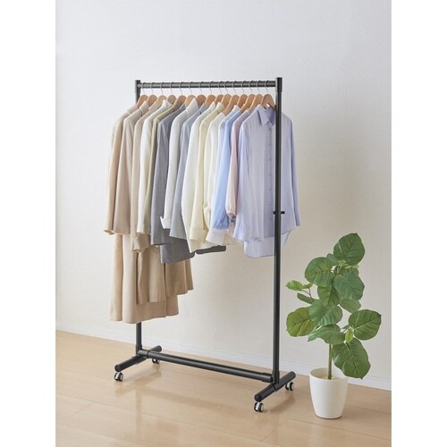 ハンガーラック マットブラック