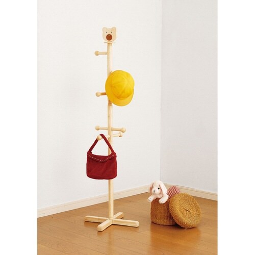 ハンガー Jr ポールハンガー 子供 クマ