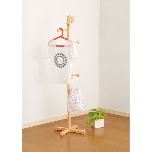 ハンガー Jr ポールハンガー 子供 リス