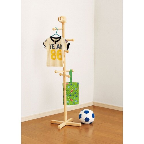 ハンガー Jr ポールハンガー 子供 ゾウ