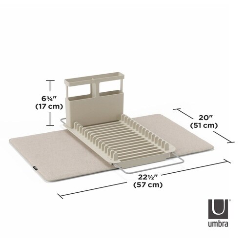 umbra 水切りマット ユードライ リネン×2
