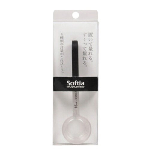 置いて量れる計量スプーン Softia ブラック