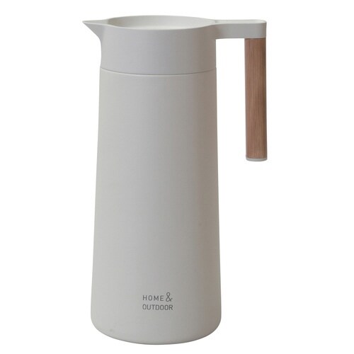 ポット 1.1L 真空断熱 保温 魔法瓶 ホワイト