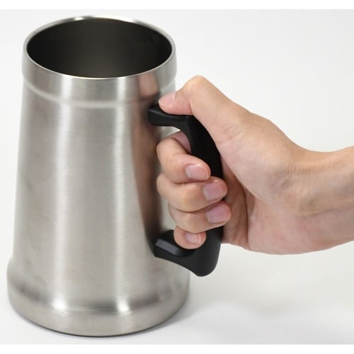 ビアジョッキ 1L 真空断熱 保温 保冷