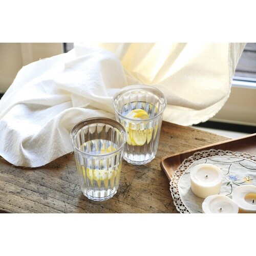 グラス 380ml プラスチック 4個入り