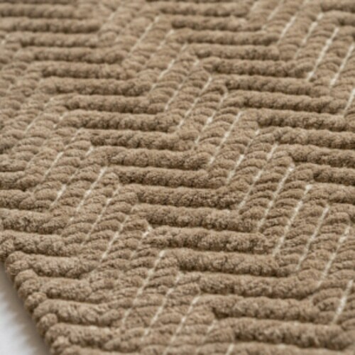 バスマット ポコモコ ウィーブ ブラウン×2