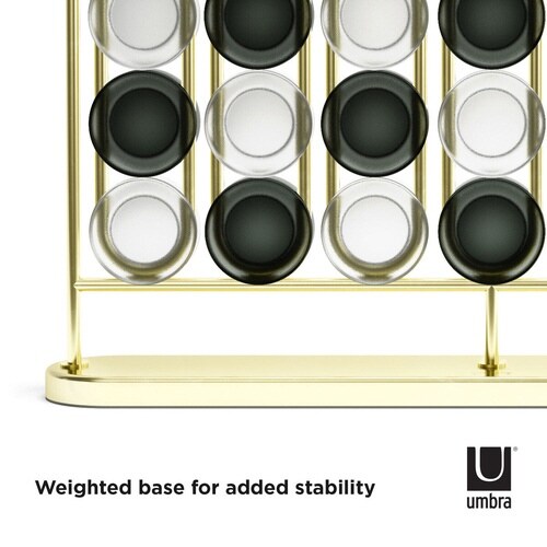 umbra オブジェ スタックス ブラス 四目並べ