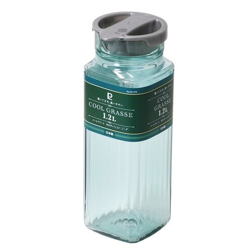 冷水筒 ピッチャー 1.2L ガラス調
