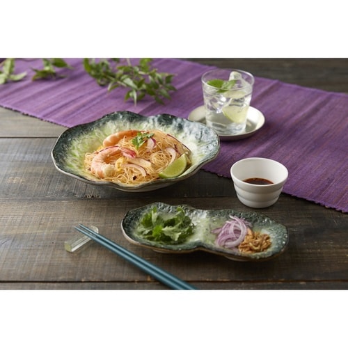 カレー皿 23cm KANADE 陶器 黄