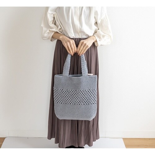 手提げ バッグ マルシェシリーズ グレー