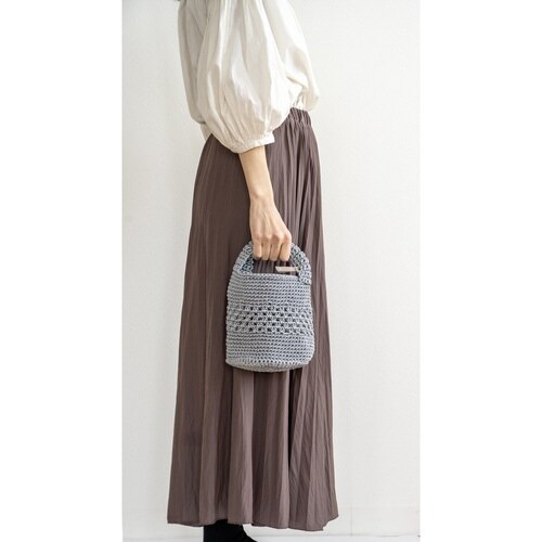 バッグ 手持ち マルシェシリーズ グレー×2