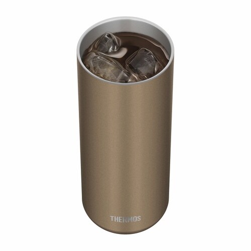 タンブラー 600ml 真空断熱 ブラウンゴールド