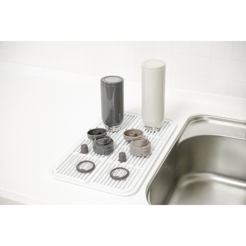 水筒 350ml モテコ グレー×2