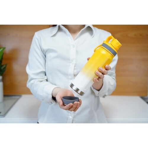 水筒 530ml フォルテック オレンジホワイト