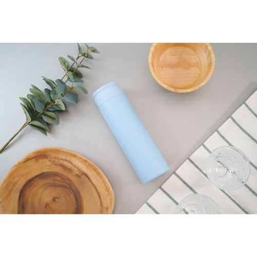 水筒 500ml パッキン一体 ライトブルー