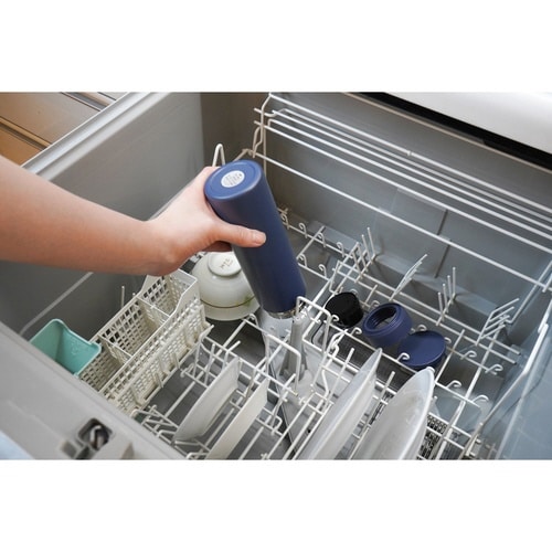 水筒 500ml パッキン一体 ネイビー