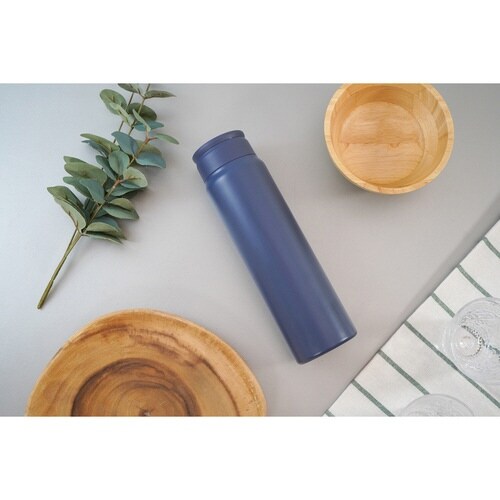 水筒 700ml パッキン一体 ネイビー