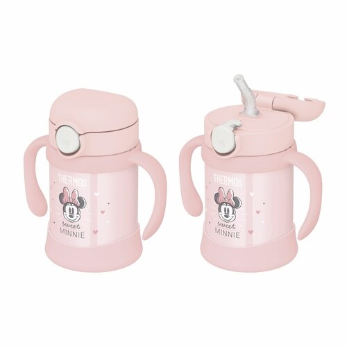 サーモス ストローマグ 魔法瓶 パステルピンク