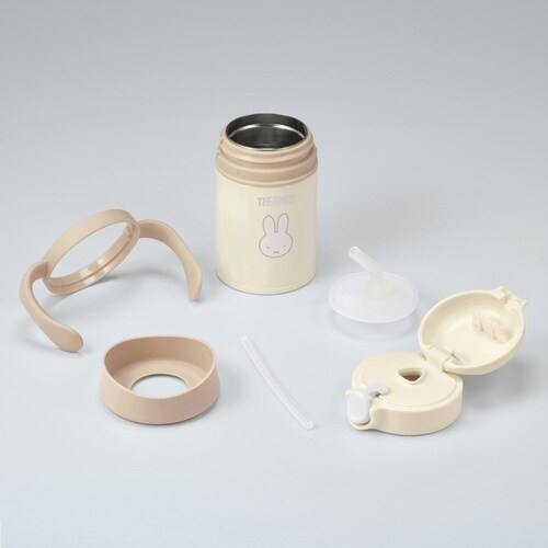 サーモス ストローマグ 魔法瓶 水筒 クリーム