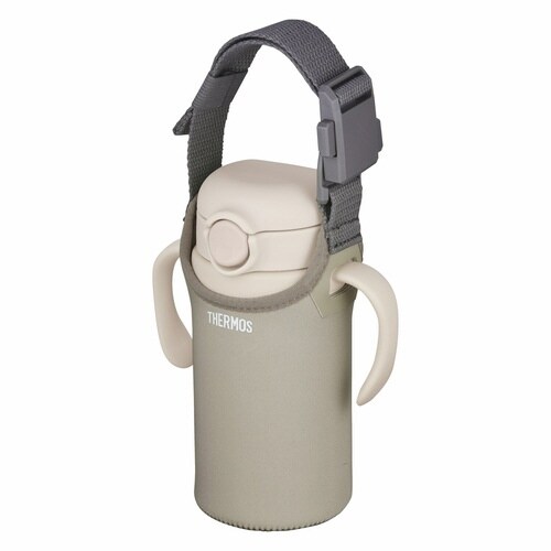 サーモス カバー 水筒 ストローマグ ベージュ