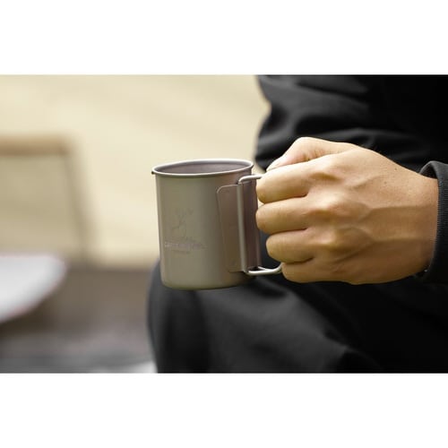 マグカップ 220ml チタン製シングルマグカップ