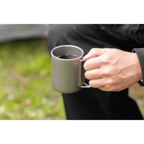 マグカップ 220ml チタン製ダブルマグカップ