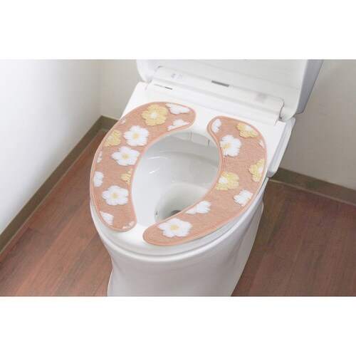 便座シート ふわりんこ貼るだけ便座シート ピンク