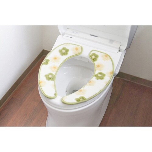 便座シート ふわりんこ貼るだけ便座シート グリーン
